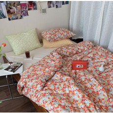 에이미루시 와일드플라워 3color 자체제작 사계절이불세트 3size, K 이불세트(이불단품+베개커버2)