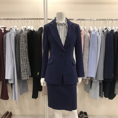 케이엘 중앙로점 톡톡스판 블루 카라치마정장세트