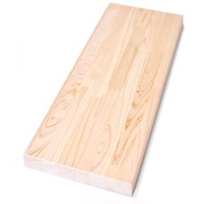 아이베란다 편백나무 히노끼 집성 목재 원목선반 옹이없는 무절 24T, 240x600mm (엣지샌딩), 1장