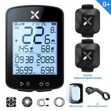 버전 xoss G G2 plus 2 자전거 컴퓨터 GPS 세대 사이클링 무선 속도계 트래커 주행 스트릿 패션계 도로 MTB ANT, 7) G2 plus group D