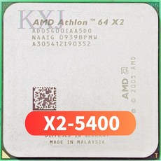 AMD Athlon 듀얼 코어 CPU 프로세서 64 X2 5400 X2-5400 2.8 GHz ADO5400IAA5DO 소켓 AM2