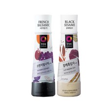청정원 프렌치발사믹 드레싱 325g 1개 + 참깨 흑임자 300g, 청정원 프렌치발사믹 드레싱 325g 1개 + 참깨 흑임