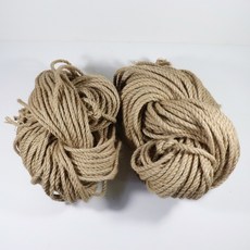 대구실사랑 마끈 6 8mm 밧줄인테리어로프 마크라메재료 황마로프, 마6mm, 1개