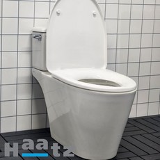 [바스앤리빙] 하츠(Haatz) 양변기 투피스 치마형 HZB - 3500 설치, 방문 설치 신청 (시공비 별도)