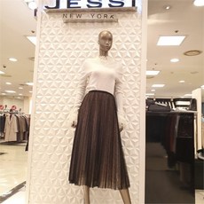 제시뉴욕 NC08 레이스 롱 스커트 BAW5KNSP8680