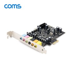 [C.S] Coms PCI Express 사운드 카드 7.1CH 스테레오 CM8828 칩셋 PCIEXPRESS사운드카드 EXPRESS사운드카드 COMS 외장사운드카드 컴스 휴대용사운드카드 PCI사운드카드 사운드카드 컴퓨터용품 PC용품 USB사운드카드, 단일상품(DQY8531)