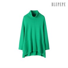 [블루페페] 앞핀턱 A라인 니트탑 P194KSK846_GN