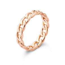 D102Fashion 14K 18K 로맨틱 체인 반지