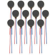 Tegg Magic&Shell 12PCS DC 3V 85mA 12000 RPM Flat Mini Vibrating Vibrat, 상세내용참조