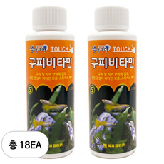 샘아쿠아 터치 구피 비타민, 120ml, 18개