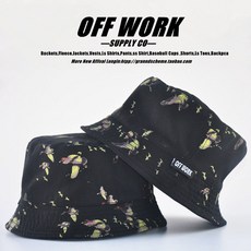 버킷햇 스트릿 트렌드한 와이드챙 벙거지모자 남성 야외 햇빛차단모자 레저 여행 남녀 통용 순면