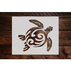 바다동물스텐실도안