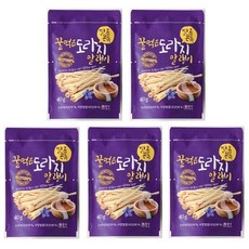 산들 달콤쫀득 꿀먹은 도라지 말랭이 40g 5봉, 5개