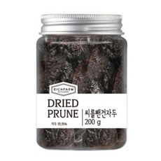[수푸림] 씨를뺀 건자두 건과일 푸른 자두, 6개, 200g