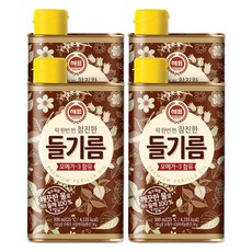 [사조대림] 참진한들기름500ML x4개, 500ml, 4개