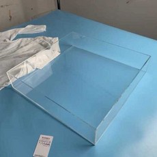 촬영용 수조 투명 수중 특수 연출 광고 촬영 소품, 06 60x60x5cm 높이의 얕은 물 탱크, 1개