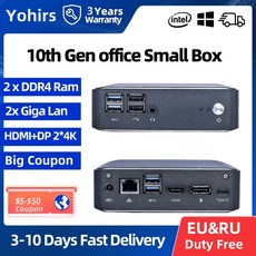 휴대용 10 세대 미니 소형 Pc 인텔 코어 i7 10510U i5 10210U 8265U Windows10 Pro Key DP HDMI2 0 c타입 4K 리눅스 머 컴퓨터 03 Core i7 8565U 04 AU 06 32GRam 1TBNVME WIFI