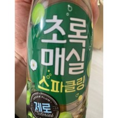 초록매실 스파클링 제로, 350ml, 11개