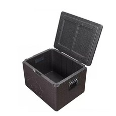 EPP 대용량 아이스박스 대형스티로폼박스 보온박스 배달박스 배달통 상업용 30L-120L, 30.12L, 22.108L 그레이 손잡이 경첩