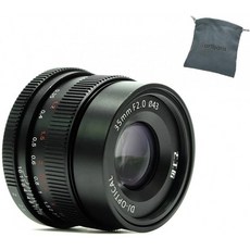 7장인 35mm F2.0 풀 프레임 수동 초점 프라임 고정 - 소니 E 마운트 -블랙 장치에 대한 수동 초점, 단일상품, 단일상품