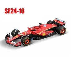 새로운 2024 F1 Bburago 1:43 Mclaren Mcl38 마이애미 Gp 모나코 Amg W15 합금 미니어처 다이캐스트 모델, 03 SF24-16