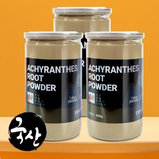 국산 우슬 가루 분말 300g 쇠무릎, 3개, 3개