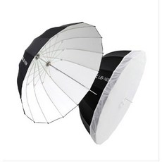 고독스 UB-105W 화이트 파라볼릭 엄브렐러/스튜디오 사진 촬영용 스트로보 조명 우산, 1개