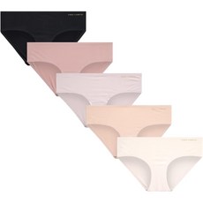 미국직구 Vince Camuto 여성용 힙스터 속옷 심리스 노쇼 여성팬티 5팩