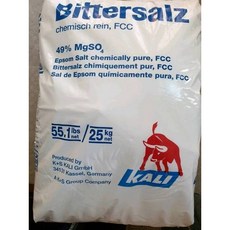 엡솜염 엡솜솔트 EPSOMSALT 25Kg 1포대 (피부미용입욕제 통증완화 반신욕), 1개