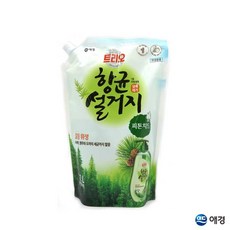 주방세제 피톤치드 리필 1L 1EA 향균설거지 주방용세제설거지용품주방세정제다용도세제과일세척제리필세제고농축집들이선물 트리오, 상세페이지 참조, 1