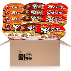 올따옴기획 팔도 왕뚜껑 3종(왕뚜껑+김...