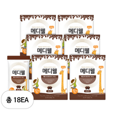 메디웰 페디아파우더 미니 초코맛, 210g, 18개