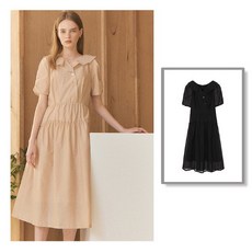 올리브데올리브 [올리브데올리브] 플레어 라인 원피스 (OW1MO3950)