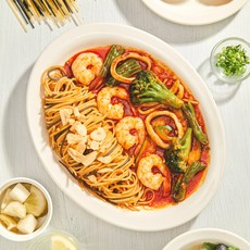 그로또 멕시코 오일 파스타 2인분 홈파티 캠핑음식 요리 밀키트, 790g, 1개