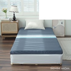 센스맘 베이직 토퍼 매트리스 (SSQ), 7cm 퀸(Q)_그레이 | 단품(방수커버 미포함)