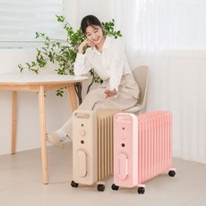 (백화점상품) 엑센트리 [의정부점] 흥신 라디에이터 오르씨 가정용 국산전기난로 10핀 브라운 핑크 ORRCY-12 _ 1317414