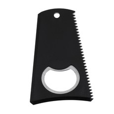 Royalways Surfboard Wax Comb Wax Remover Cleaning Maintenance Tool 용 Surf Board, 블랙, 플라스틱