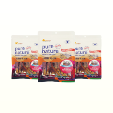 [퓨어네이쳐] 더키코 블랙노즈(대) 강아지껌 스트레스해소 치석제거 간식, 3개, 180ml, 소프트덕스틱
