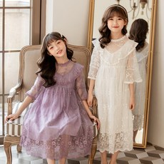 부띠끄주니어 데일리 여아 프릴 레이스 원피스 OP770