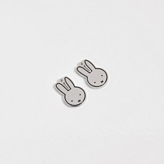 1-1-143 써지컬 펜던트 외고리 토끼 10x15mm