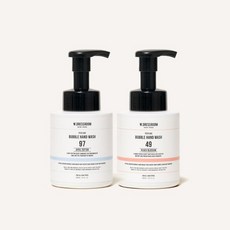 [주말특가] 더블유드레스룸 저자극 버블 핸드워시 300ml*2개, 옵션1:No.49 피치블러썸 300ml, 옵션2:No.97 에이프릴코튼 300ml, 2개