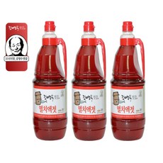 김명수젓갈 멸치액젓 3년숙성 900ml/1.8L, 1.8L, 3개