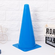 칼라콘 32cm 파랑 트레이닝 라바콘 콘 체육대회 용품, 단품