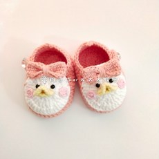 DIY 아기 신생아 신발 손뜨개질 임신 태교 출산 용품 집콕놀이 재료, diy + L