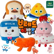 토이트론 브레드이발소 봉제인형 6종 모음/브레드 윌크 소시지 케이크공주 치즈, 선택06. 브레드 도트 25cm