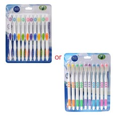나노 칫솔 칫솔 구강에 대한 10pcs 울트라 부드러운 대나무 숯 건강, 다중, 한개옵션0