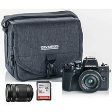 Olympus OM-D E-M10 Mark III (Mark 3) Mirrorless Digital Camera [Black] Body + M.Zuiko Digital ED 14, One Color_With 14-42mm EZ + 4, 상세 설명 참조0, 상세 설명 참조0