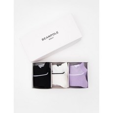 빈폴골프 [NDL라인] 여성 기능성 3 SET 앵클릿 삭스, 연보라색