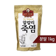 인산가 (주)인산가 정품 프리미엄 알칼리 죽염 분말 1kg