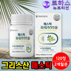 식약처 해썹 인증 인정 매스틱 메스틱 검 2개월분 매틱스 메틱스